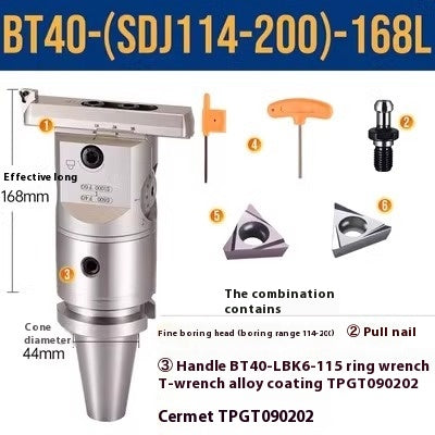 1071-SDJ Fine Boring Tools Fine Boring Heads Adjustable BT40 Fine Boring Tools Set Machining Center Small Bore Fine Boring Tools Shandong Denso Pricision Tools Co.,Ltd.